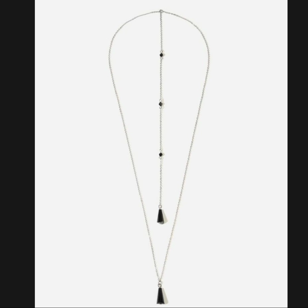 Tassel Chain Back Necklace - Picture 3 of 5